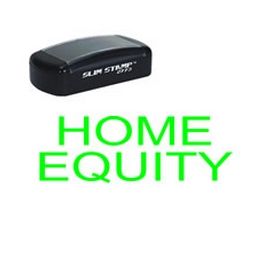 Pre-Inked Home Equity Stamp