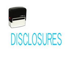 Self-Inking Disclosures Stamp