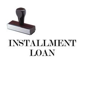 Installment Loan Rubber Stamp