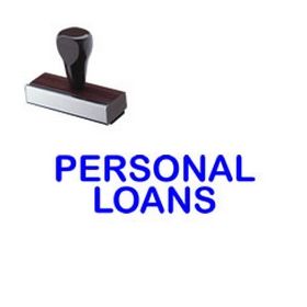 Personal Loans Rubber Stamp