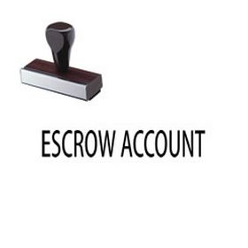 Escrow Account Rubber Stamp