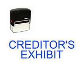 Self-Inking Creditors Exhibit Stamp