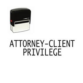 Self-Inking Attorney-Client Privilege Stamp