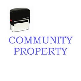 Self-Inking Community Property Stamp