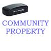 Pre-Inked Community Property Stamp