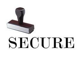 Secure Rubber Stamp