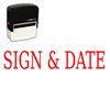 Self-Inking Sign & Date Stamp