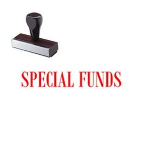 Special Funds Rubber Stamp