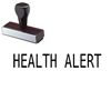 Health Alert Rubber Stamp