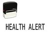 Self-Inking Health Alert Stamp