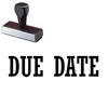 Due Date Rubber Stamp