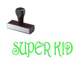 Super Kid Teacher Rubber Stamp