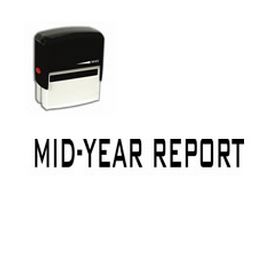 Self-Inking Mid-Year Report Stamp