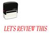 Self-Inking Lets Review This Stamp