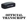 Pre-Inked Official Transcript Stamp