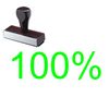 100% Rubber Stamp