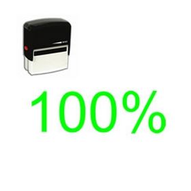 Self-Inking 100% Teacher Stamp