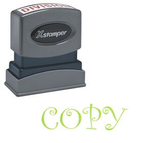 Green Copy Xstamper Stock Stamp