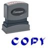 Bold Blue Copy Xstamper Stock Stamp