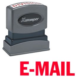 E-Mail Xstamper Stock Stamp