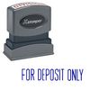 Blue For Deposit Only Xstamper Stock Stamp