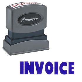 Invoice Xstamper Stock Stamp