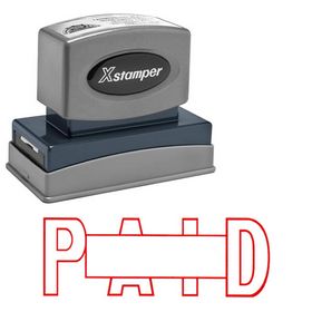 Paid Xstamper Stock Stamp (Large)