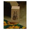 Country Bear with Basket Art Rubber Stamp