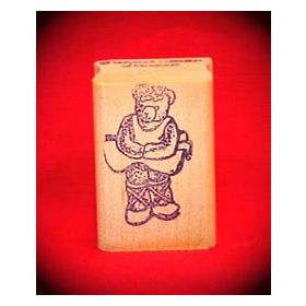 Ballet Bear Art Rubber Stamp