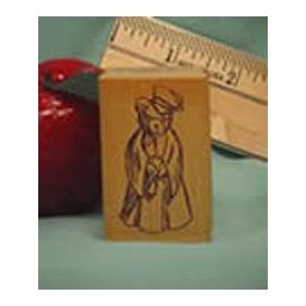 Bear Graduate Art Rubber Stamp