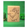 Irish Pig Art Rubber Stamp