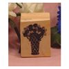 Vase of Flowers Art Rubber Stamp