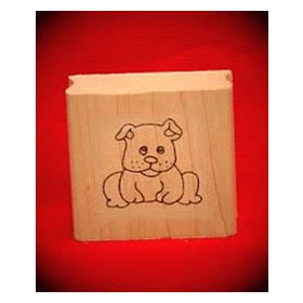 Puppy Art Rubber Stamp