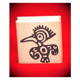 Bird Art Rubber Stamp