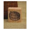 Round Basket Scrapbooking Stamp