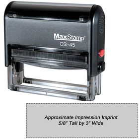 Self Inking Stamp CSI-45 Size 1 x 3-1/4