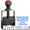 Special Assembly 14 Wheel Shiny Heavy Duty Number Stamp 5/32 Characters