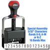 Special Assembly 16 Wheel Shiny Heavy Duty Number Stamp 5/32 Characters