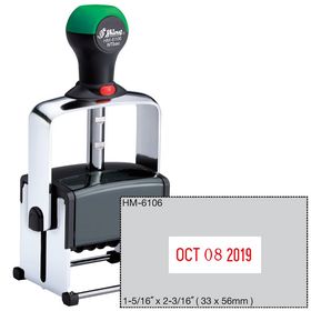 Self Inking Custom Text and Date Stamper