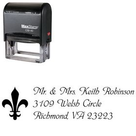 Self-Ink Phyllis Creative Address Ink Stamp