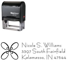 Self Ink Loop Bernhard Fashion Personalized Address Ink Stamp