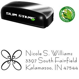 Slim Pre-Ink Loop Bernhard Fashion Personalized Address Ink Stamp