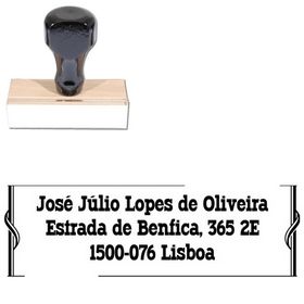 Western Typodermic Customized Address Rubber Stamp