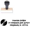 Record Juice Personalized Address Rubber Stamp