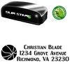 Slim 3 Basketball Address Stamp