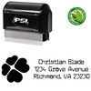 Pre-Inked Clover Cuomotype Personalized Address Stamp