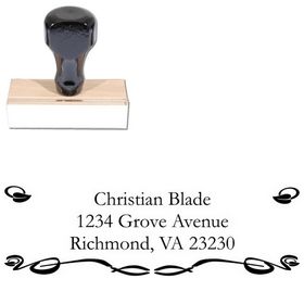 Vine Garamond Customized Address Stamper
