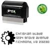 Pre-Inked Gear Decoder Personalized Address Stamper