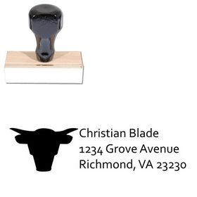 Bull Compliant Return Address Ink Stamp