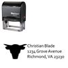 Self-Ink Bull Compliant Return Address Ink Stamp